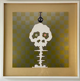 SOLD - Dokuro Yellow (gold) - Framed in Los Angeles