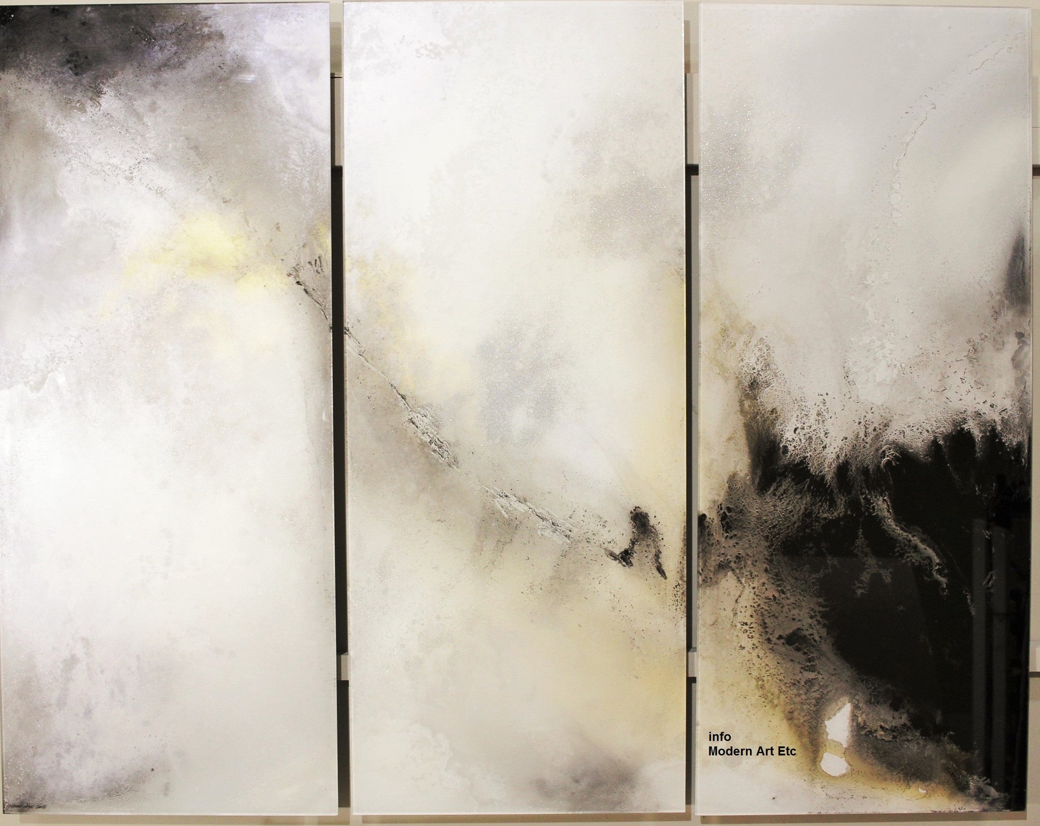 Large Abstract Art on Glass - GaBifr