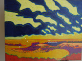 California Landscape - Bird's eye view of Bolinas Lagoon, Point Reyes CA, #1137, 1993