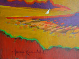 California Landscape - Bird's eye view of Bolinas Lagoon, Point Reyes CA, #1137, 1993