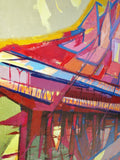 Oil Painting - Architectural Temple, California, 1116