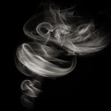 Black and White Abstract Contemporary Photography- "Smoke"