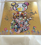SOLD  - Takashi Murakami Offset print - Panda Family (Gold)