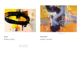 56 x 76 in. / 4.6 x 6.3 ft "Double Planet" Oil on Canvas