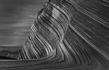 Black and White Photography of American landscape series - "The Wave, Paria Canyon, Arizona" n.2