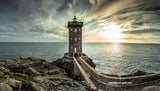 Architectural Structures - Lighthouse Sunset, Europe - Large photography - Framed/ Installation ready