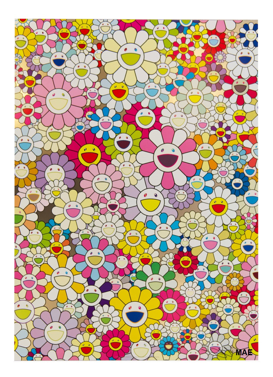 Murakami print - Homage to Yves Klein Multicolor A 2012 - LAST