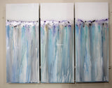 Large Abstract Art on Glass - SOLD
