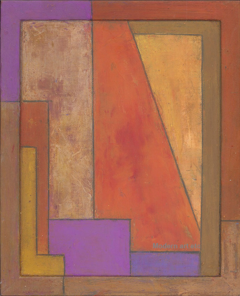 Abstract print 22x22 in. - n.4