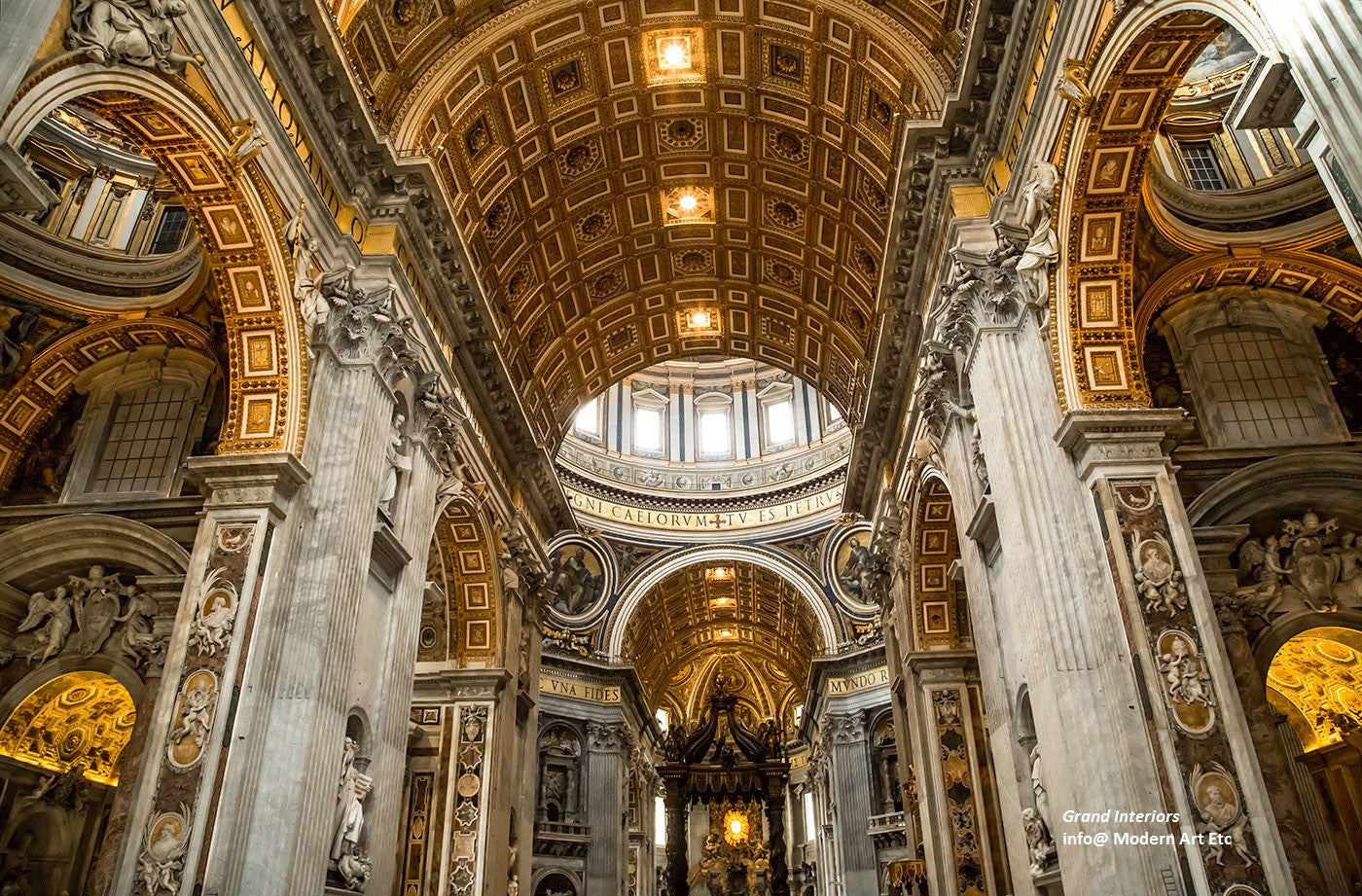 Architectural Interiors - Grand interiors, Europe - Large photography - Framed - Installation ready