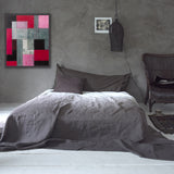 Abstract oil on paper mounted on wood, ready to install (20 x 24 in.), Stephen Cimini