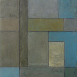 Abstract oil painting - Architectural forms - 8x8x2.75 in. Stephen Cimini