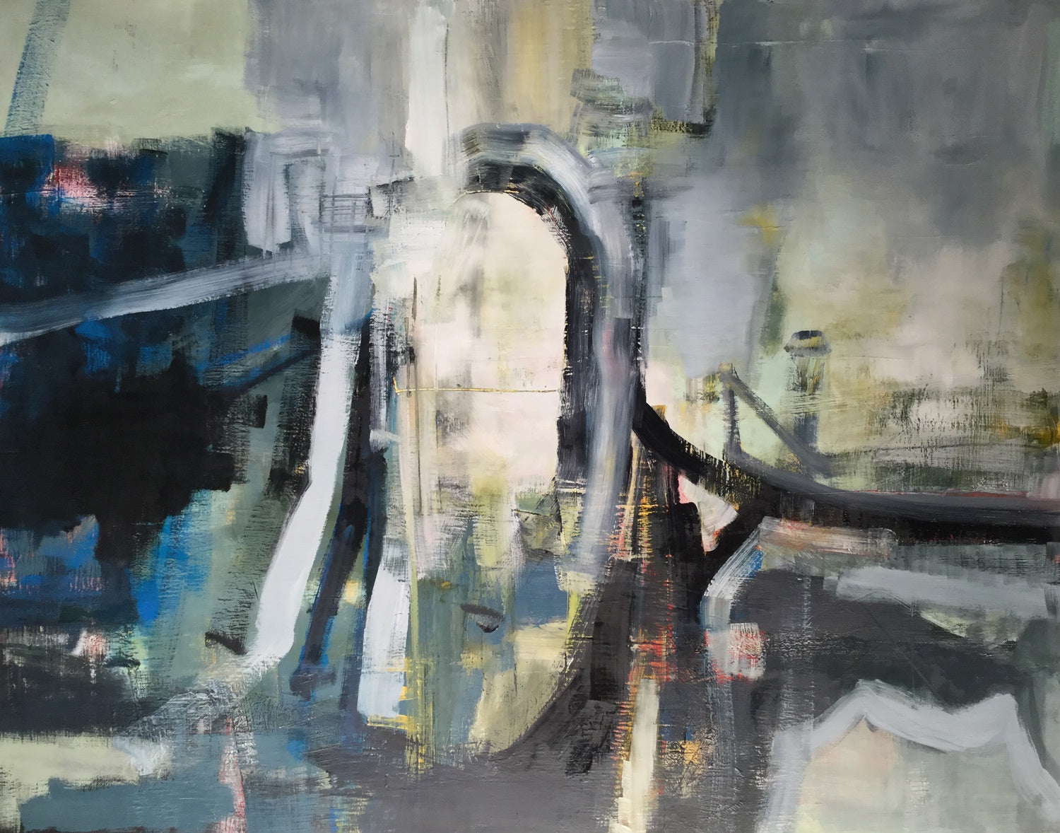 50 x 63" - "Skyline" Oil on Linen