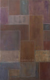 Abstract oil painting - Architectural forms - 13x21x1.75in. Stephen Cimini