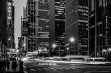 Black and White Series New York City Photography - grainy skyline of Manhattan