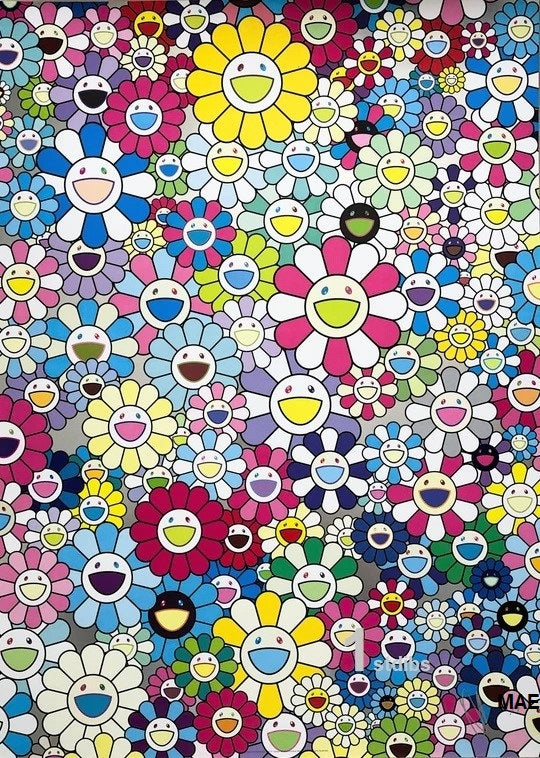 SOLD  - Murakami print - I look Back and There, My Beautiful Memories 2013