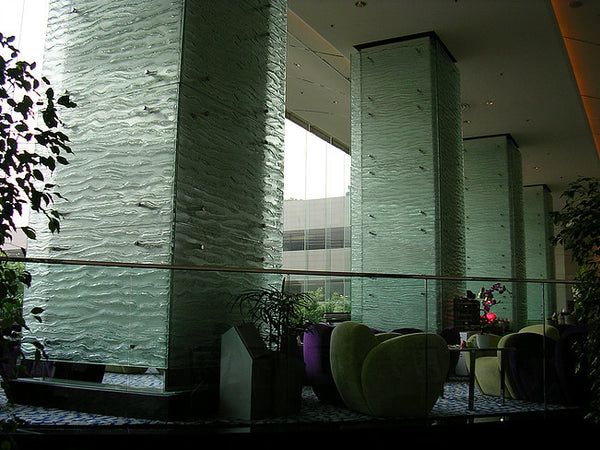 DESIGN SECTION - Hand Painted Glass / Architectural Installation