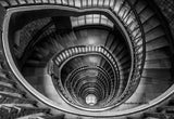 Architectural Interiors - Spiral Stairs - Europe - Framed - Installation ready