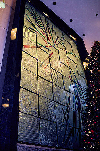 DESIGN SECTION - Hand Painted Glass / Architectural Installation