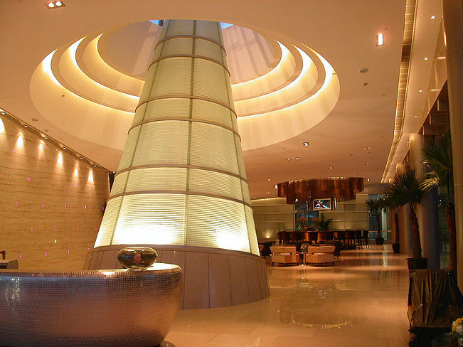 DESIGN SECTION - Hand Painted Glass / Architectural Installation