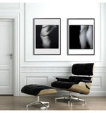 Black and White Nude photography of female, male in archival print - Man & Woman Nude 11